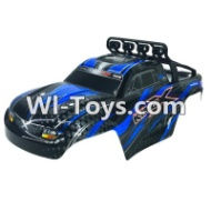 FeiYue FY-05 FY05 Parts-FY-CK05 Whole desert Car canopy Assembly,desert Shell Assembly-Blue,FeiYue FY-05 RC Car Truck Spare parts Accessories.